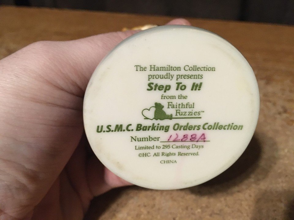 HAMILTON COLLECTION USMC "STEP TO IT!" USMC BARKING ORDERS - photo 2