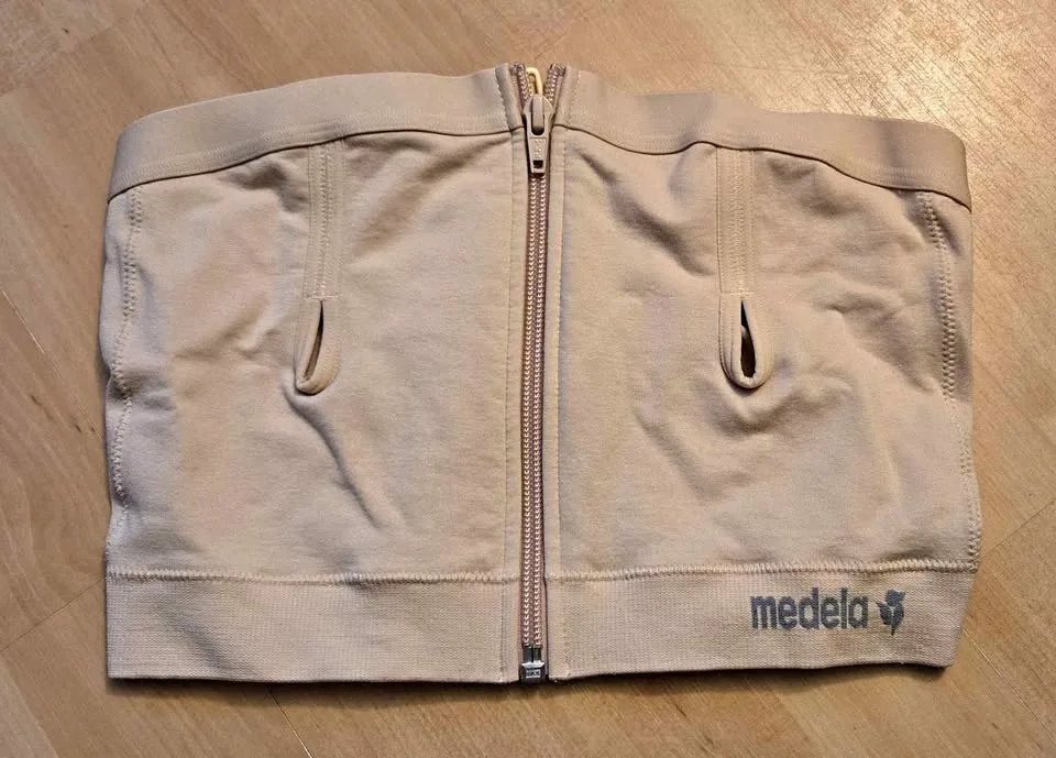 Medela Hands Free Pumping Bra - Tan - Medium
