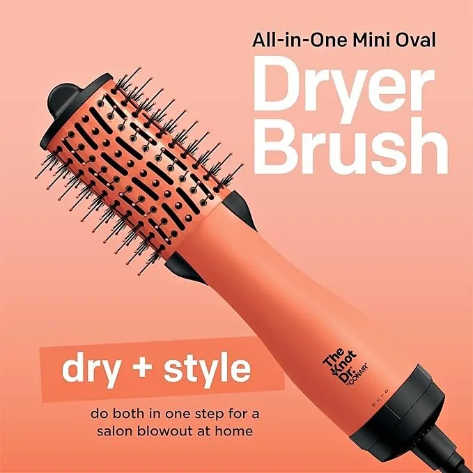 The Knot Dr Mini Hot Air Brush, Orange thumbnail