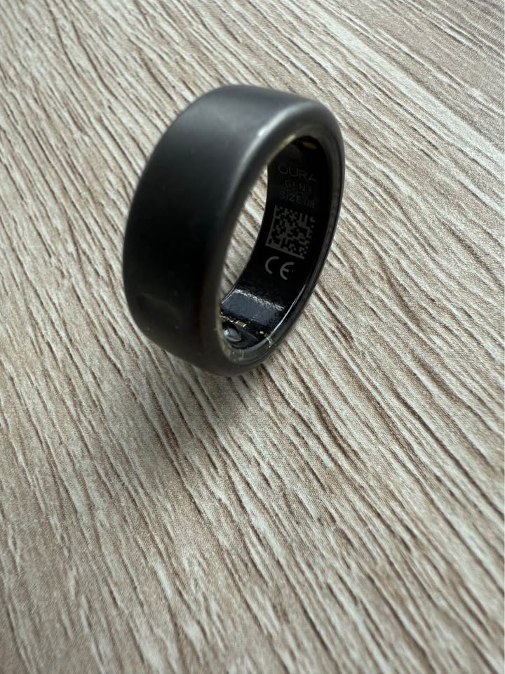 Oura ring gen 3 (stealth color, size 8US) - photo 2