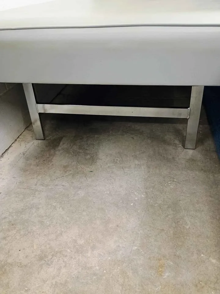 Sturdy Wipeable Cot / Bed With Built In Pillow image indicator(2)