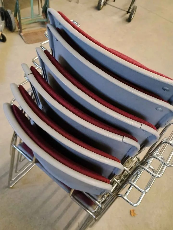 Stacking Cloth Reception Chairs - 6 Available image indicator(4)