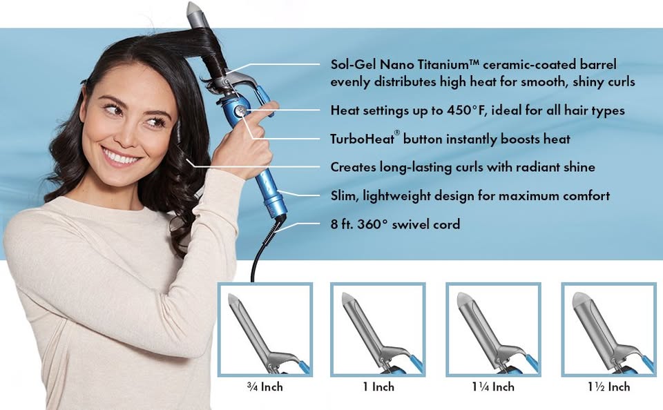 BaByliss PRO Nano Titanium Spring Curling Iron 1.5" - photo 4