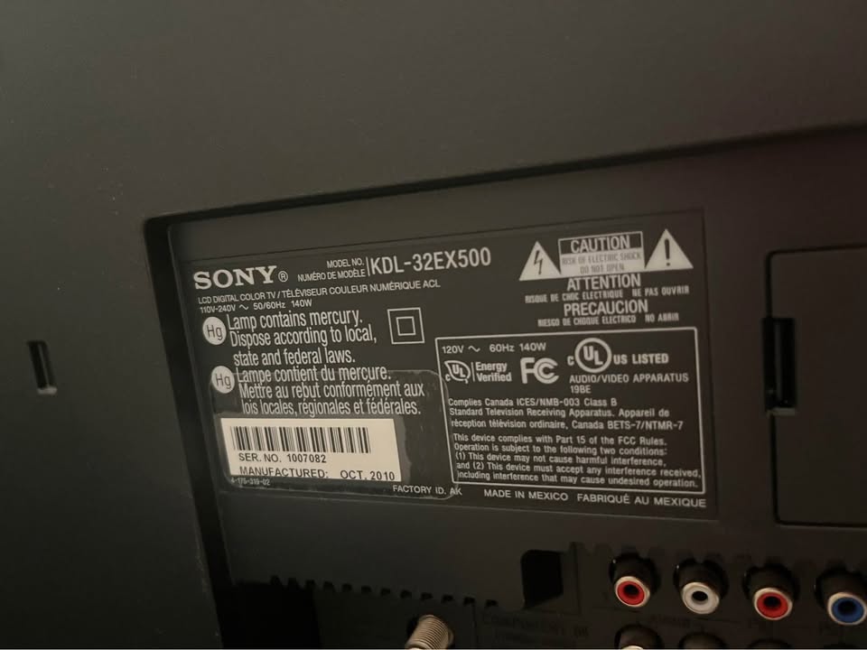 Sony TV - 37 inch - photo 4