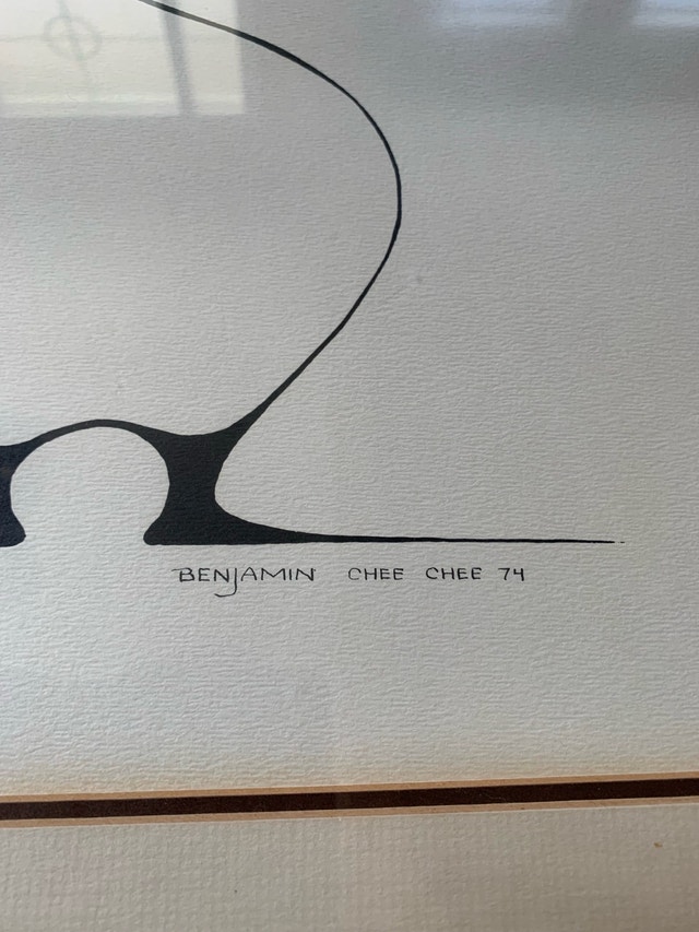 Vintage Benjamin Chee Chee art print - photo 2
