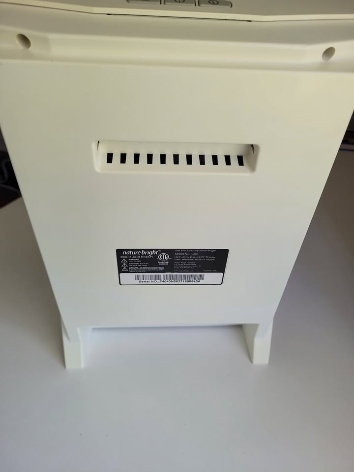 NatureBright SunTouch Plus Light and Ion Therapy Lamp - photo 4