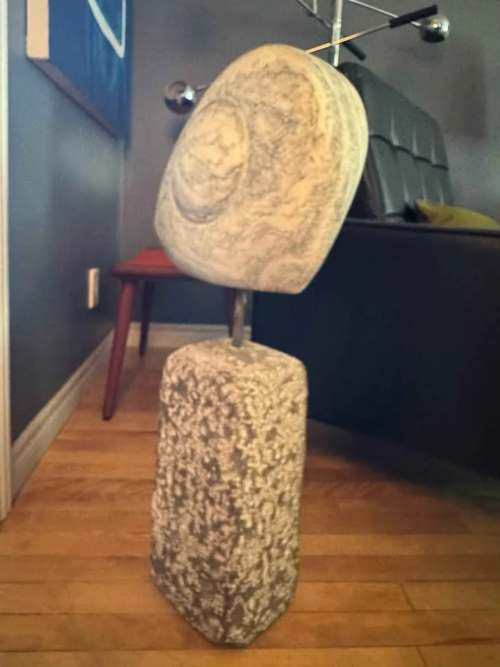 Marble Abstract Sculpture by Stanley Lewis - Signed image indicator(5)