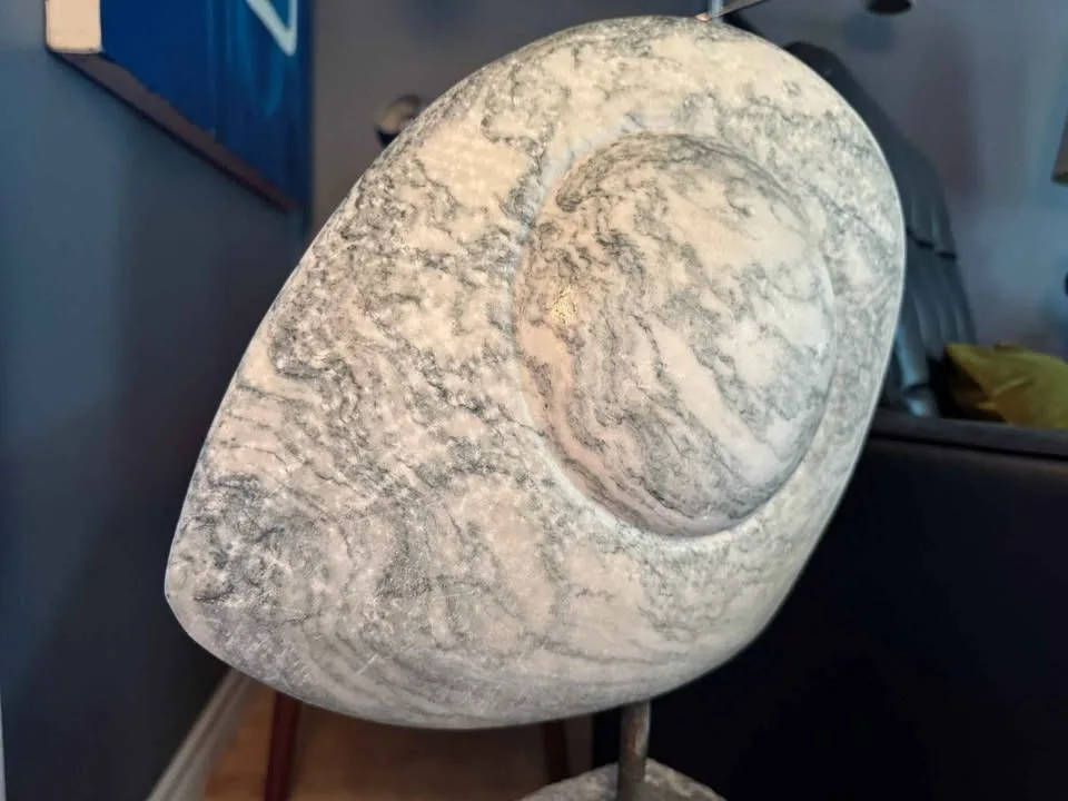 Marble Abstract Sculpture by Stanley Lewis - Signed image indicator(6)