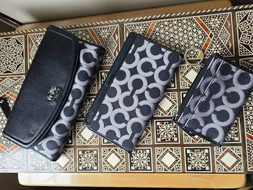 Coach Purse + 3 Wallets Set - New image indicator(8)