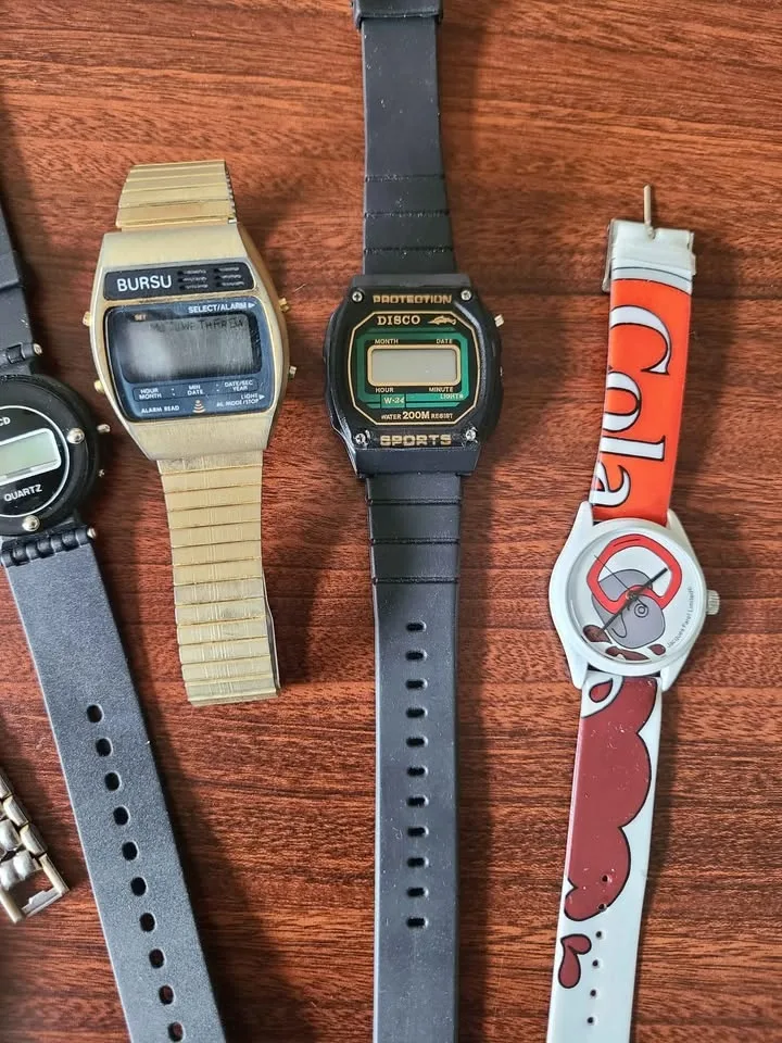 6 Watches: Aldo, Zeon, Coke + 3 Digital - Needs Batteries image indicator(3)