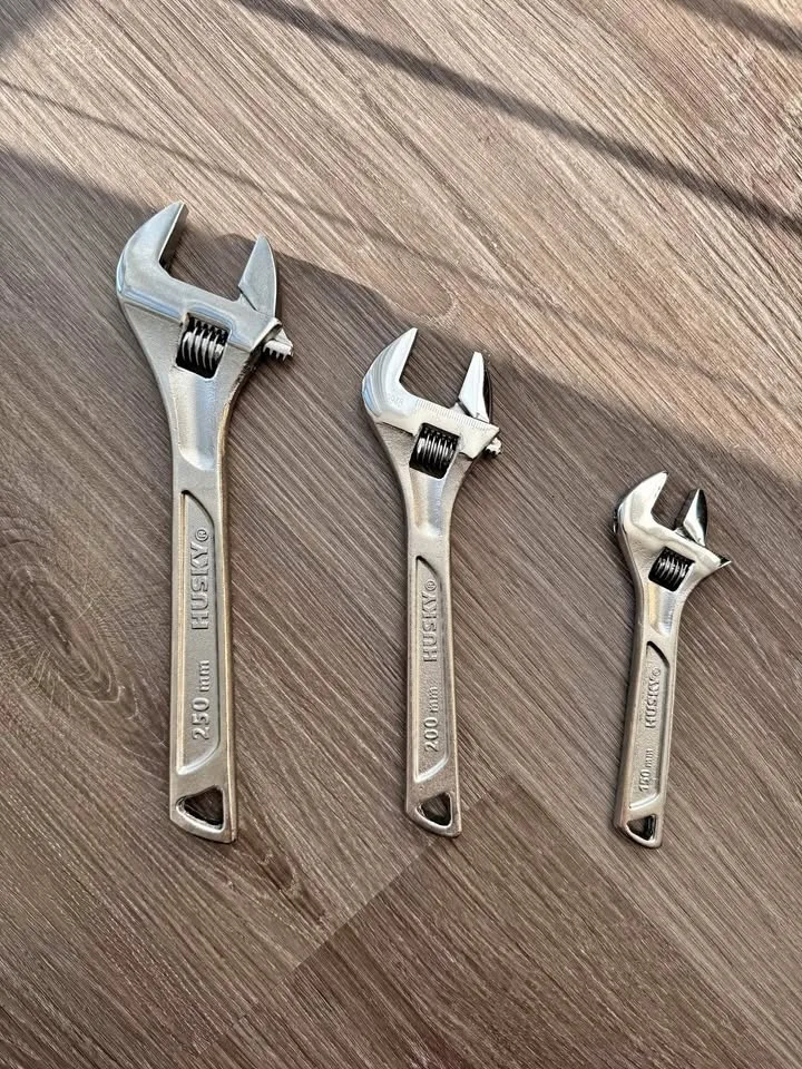 Husky Adjustable Wrench Set of 3