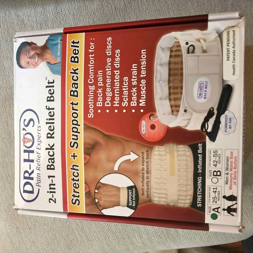 Dr-Ho's 2 in 1 backrelief.Belt stretches plus support backbelt