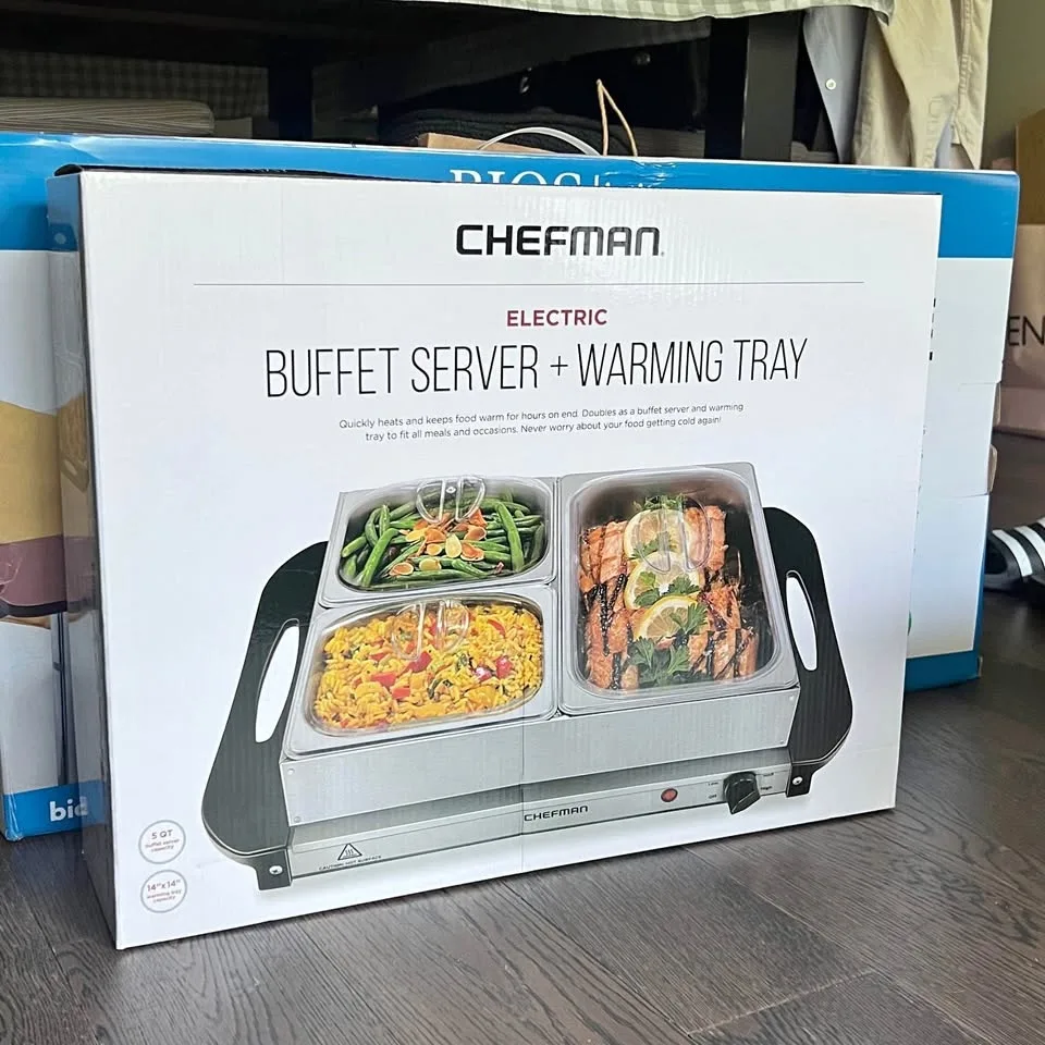 Chefman Electric Buffet Server + Warming Tray