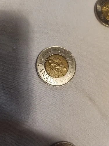 Conmemorative  Canadian coins mixed lot 12 Toonies image indicator(10)