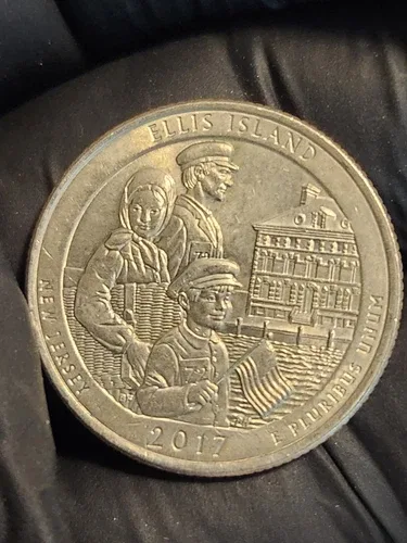 2017 USA Ellis Island National Park Quarter 🇺🇸 image indicator(7)