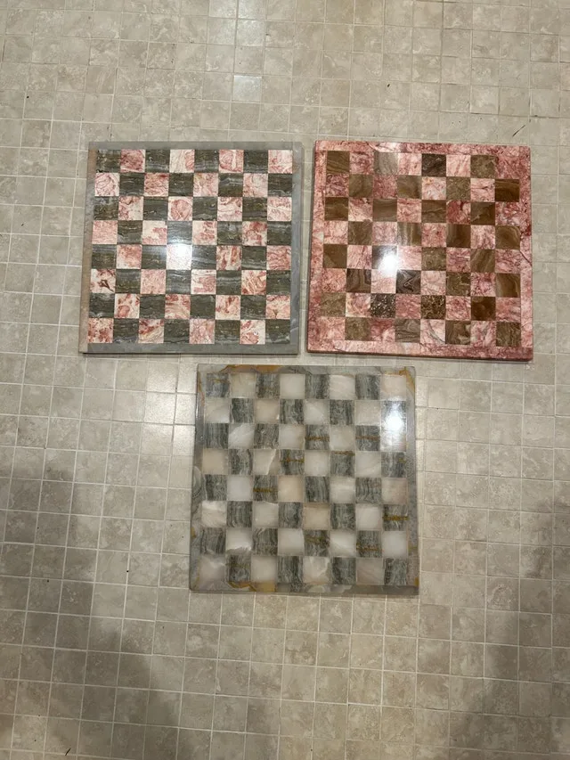 Marble chess board