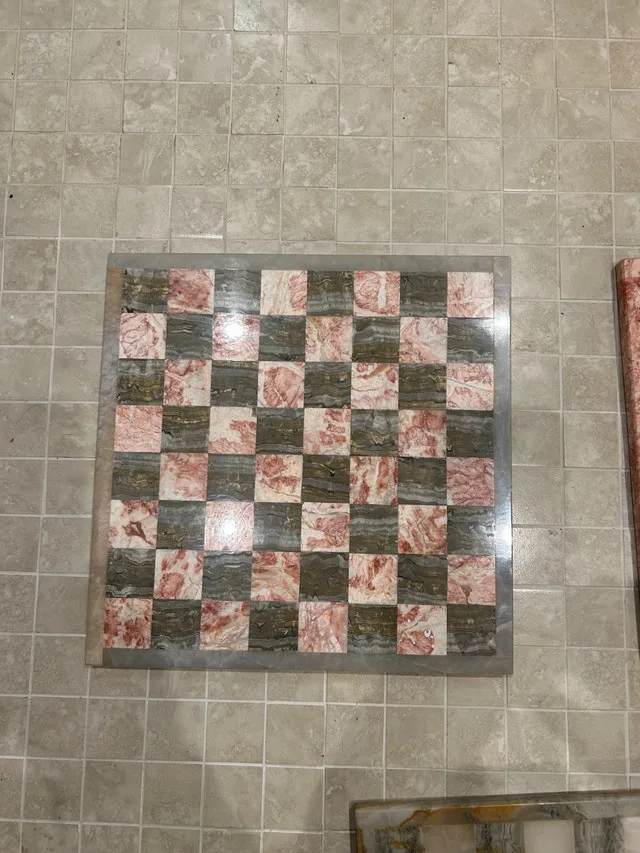 Marble chess board image indicator(2)