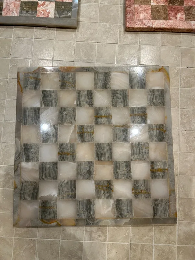 Marble chess board image indicator(4)