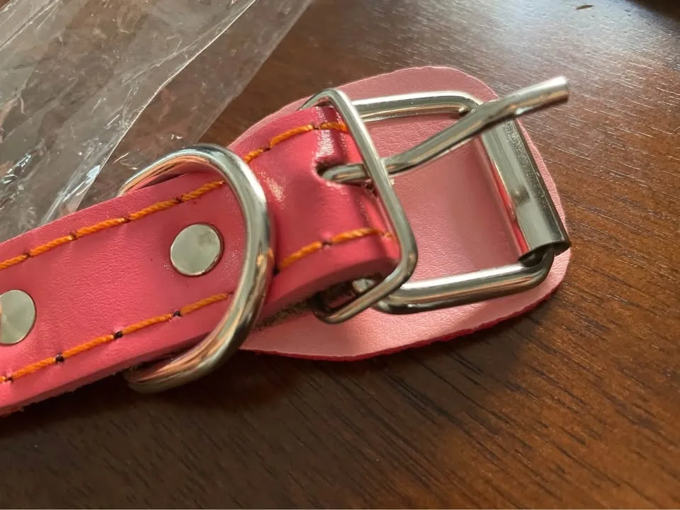 Brand New LEATHER Studded Dog Collar (For Med to Large Dogs) image indicator(3)