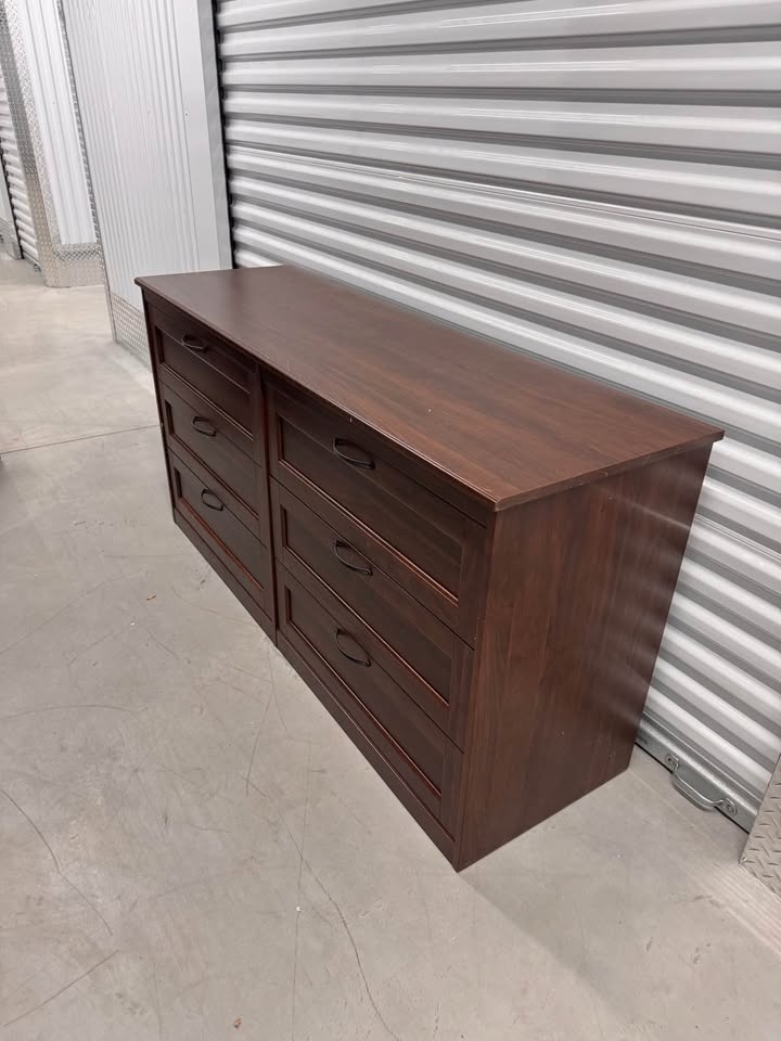 Ikea Songesand brown 6 drawer dresser - photo 3
