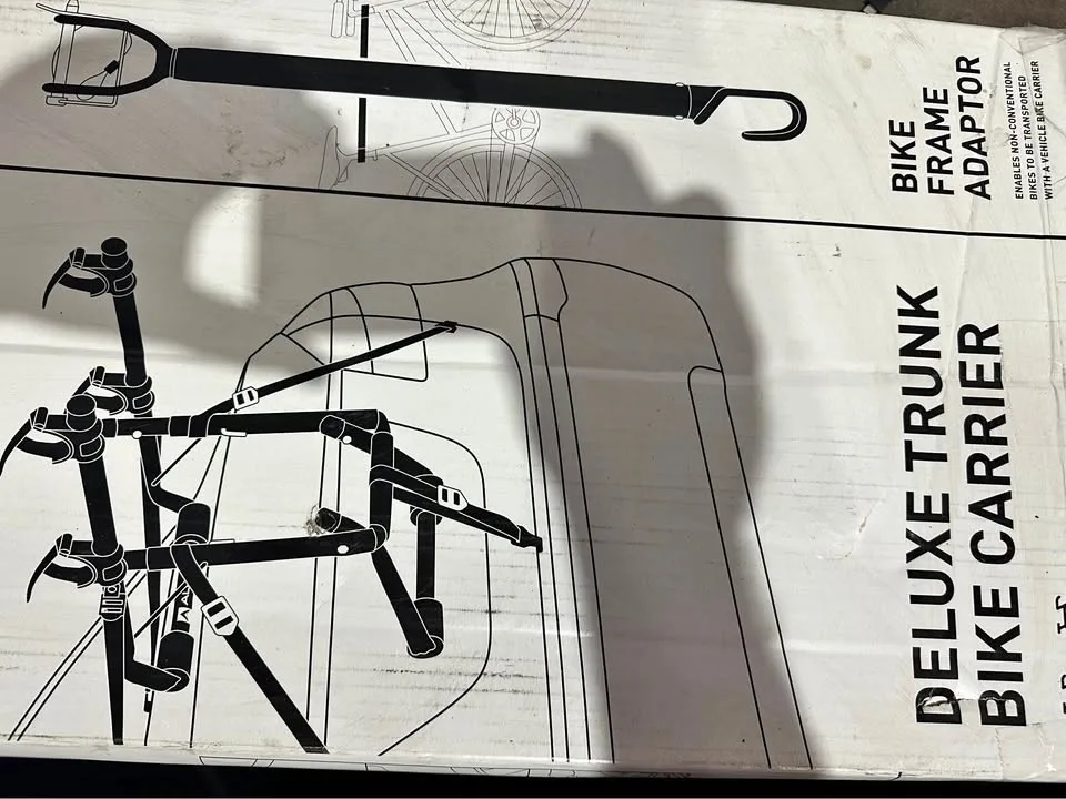 2-bike trunk rack in box