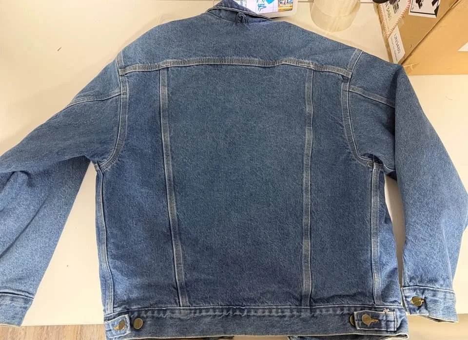 Vintage Carhartt Detroit Denim Jacket Men's Size Medium Blanket image indicator(7)