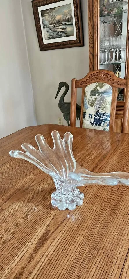 Torre and Tagus Faceted Glass Sculpture