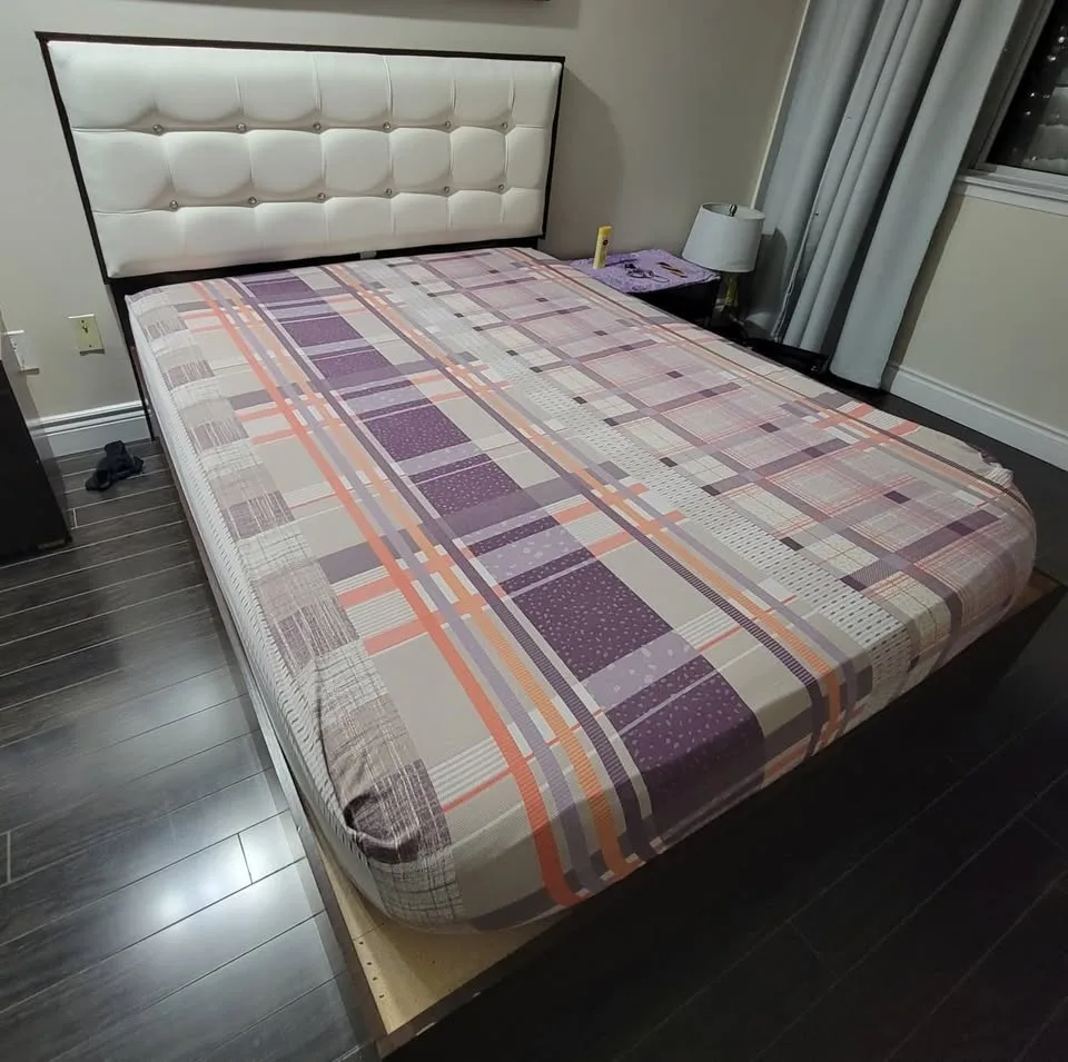 4-Piece Bedroom Set – Bed Frame, Mattress, Dresser, Table image indicator(6)