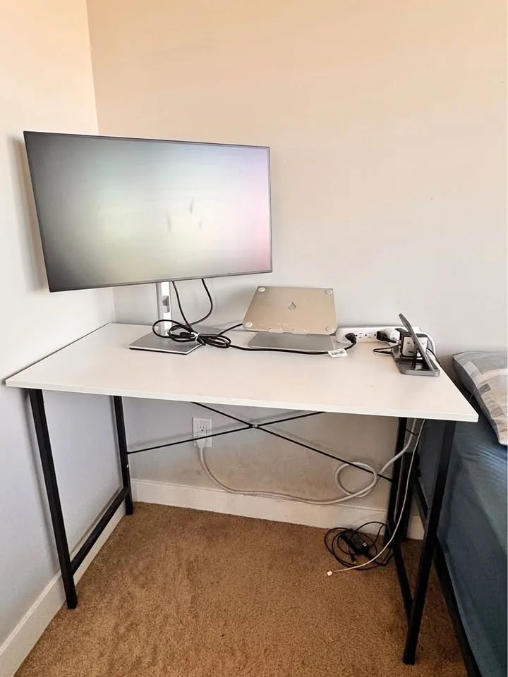 White Study / Work Desk – Move Out Sale