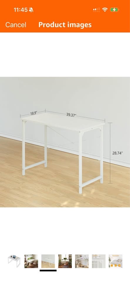 White Study / Work Desk – Move Out Sale - photo 3