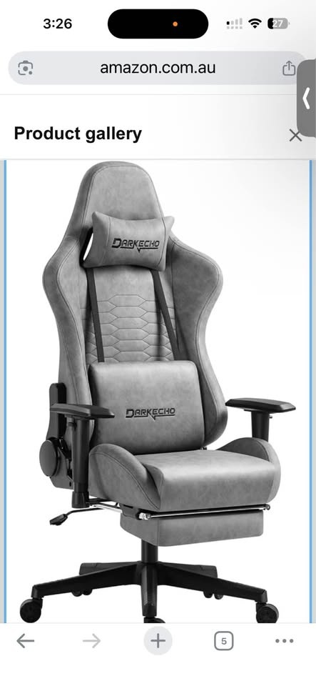 Ergonomic Gaming / Office Chair with Footrest - photo 4