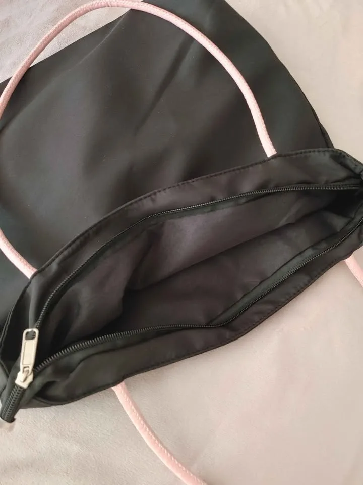 Kitty Tote Bag with Pink Handles image indicator(3)