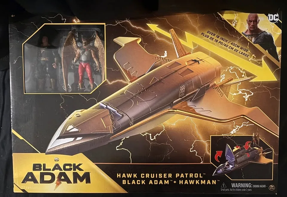 Hawk Cruiser Patrol, Includes Black Adam and Hawkman