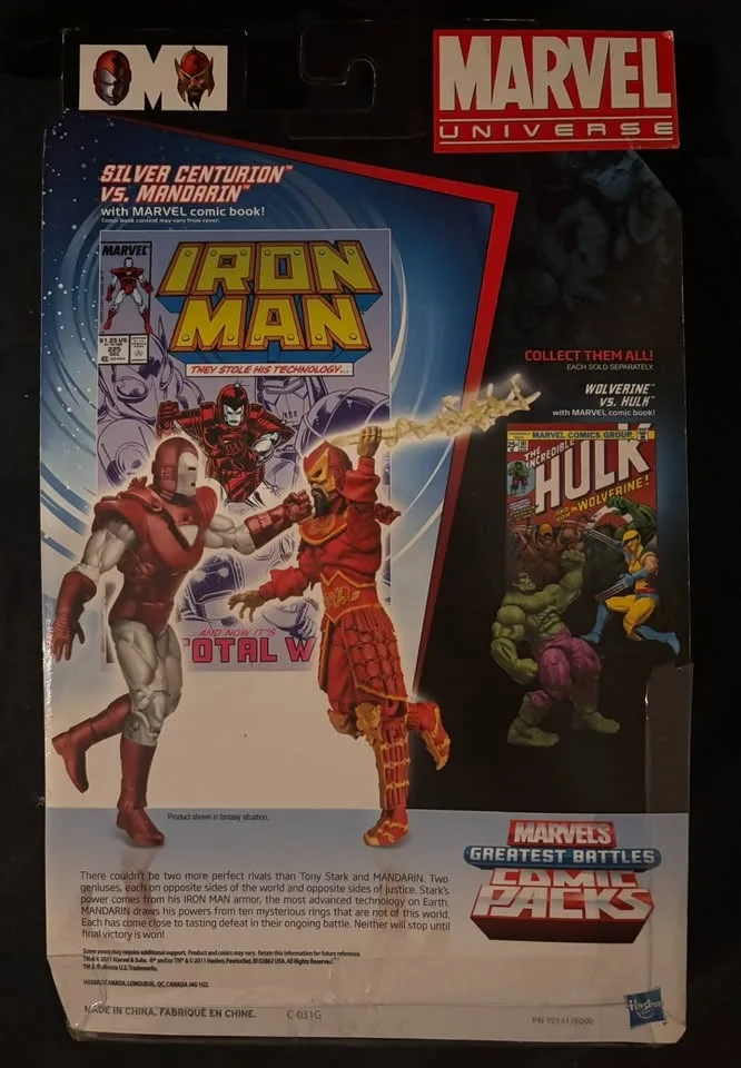 Marvel Universe SILVER CENTURION vs MANDARIN Comic Packs image indicator(2)