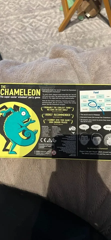 The Chameleon - board game image indicator(2)