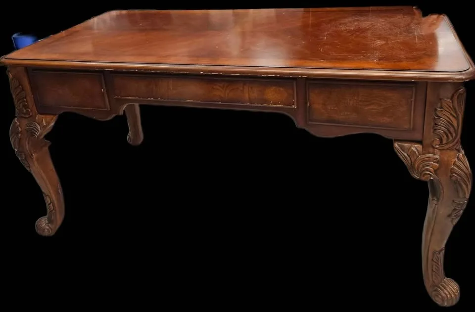 Vintage Broyhill Chippendale Desk image indicator(2)