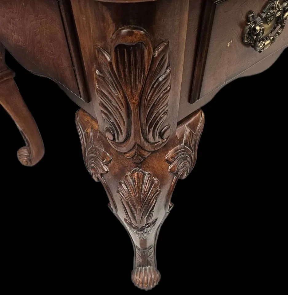 Vintage Broyhill Chippendale Desk image indicator(6)