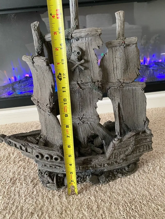 Aquarium Ship Ornament #Cleanout