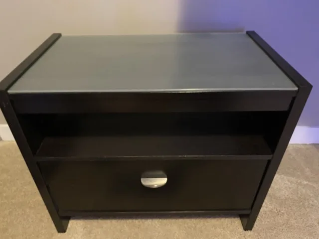 Solid and Sturdy Nightstand #Cleanout