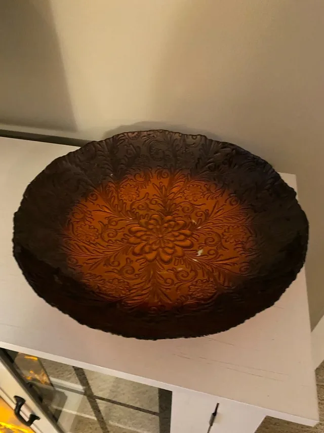 Decorative Glass Bowl #Cleanout