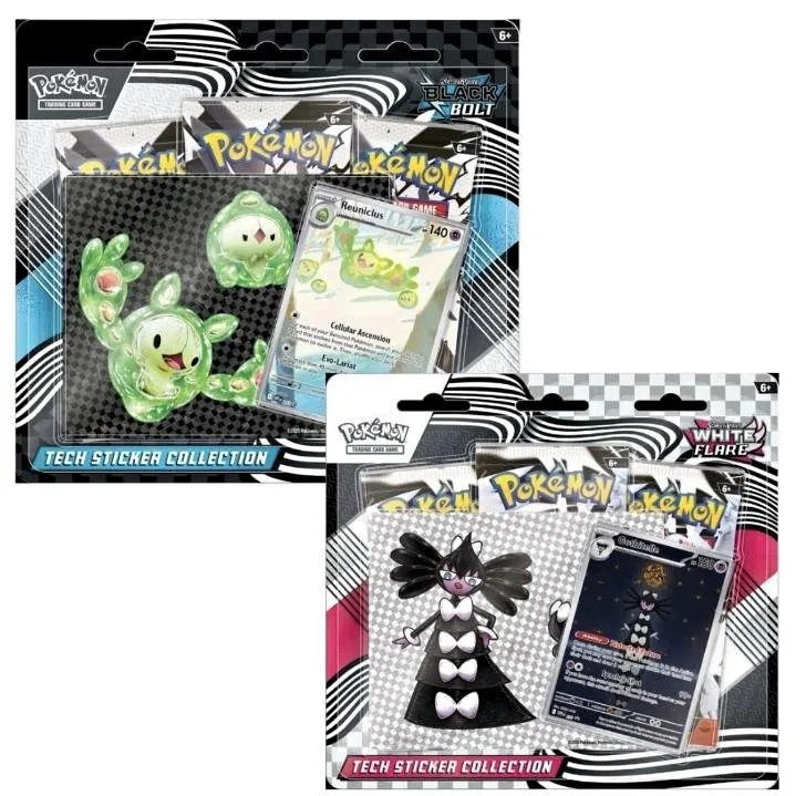 Black Bolt/White Flare 3 Packs