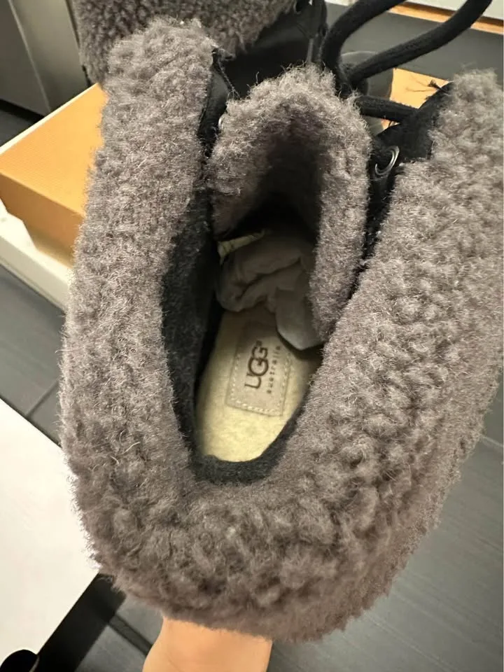 Ugg Black Lace Up Boots image indicator(4)