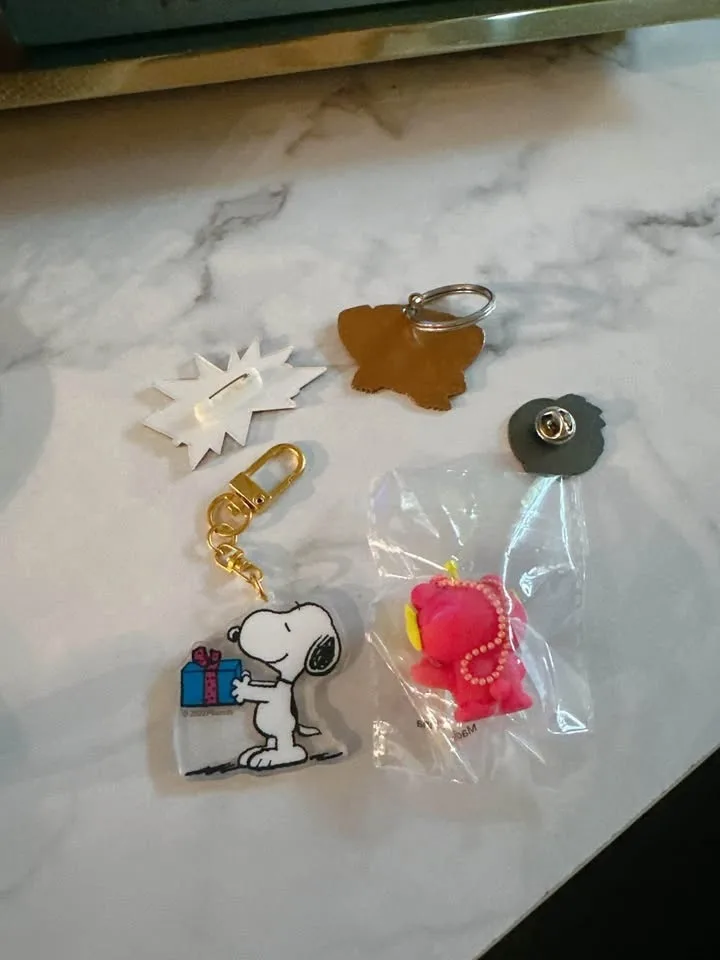 Vancouver Grizzlies Keychain+ pin, Snoopy, Toy Story & Pokemon S image indicator(3)