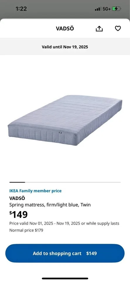 IKEA twin mattress (qty 2)