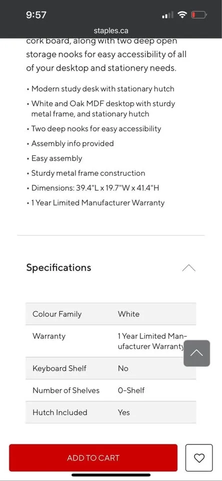 Study Desk ONLY image indicator(4)