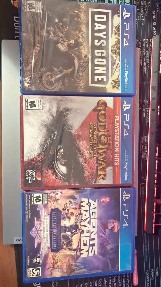 Sealed PS4/PS5 Games: God of War 3, Days Gone + Agents