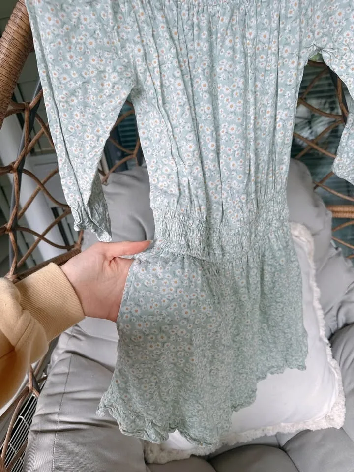 Daisy Mint Romper image indicator(2)