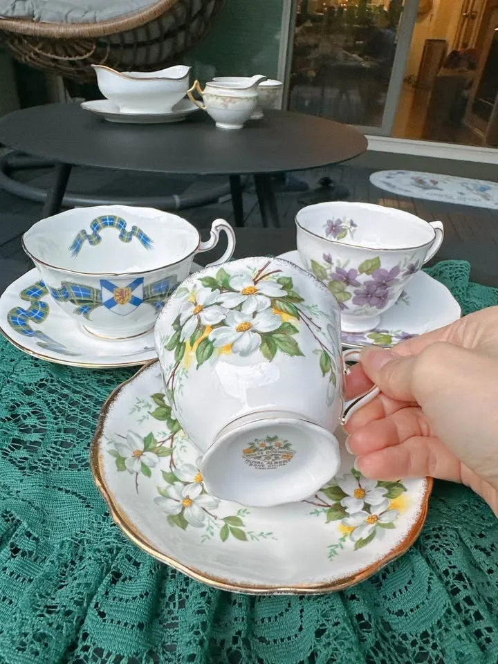 Vintage Teacups! Royal Albert, Adderley, Queen Anne, etc. image indicator(3)