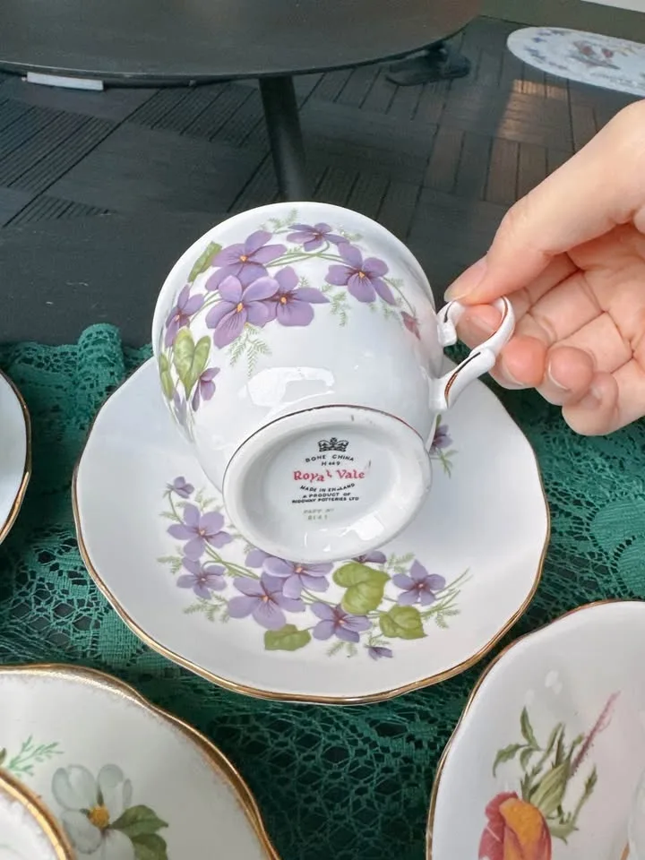 Vintage Teacups! Royal Albert, Adderley, Queen Anne, etc. image indicator(5)