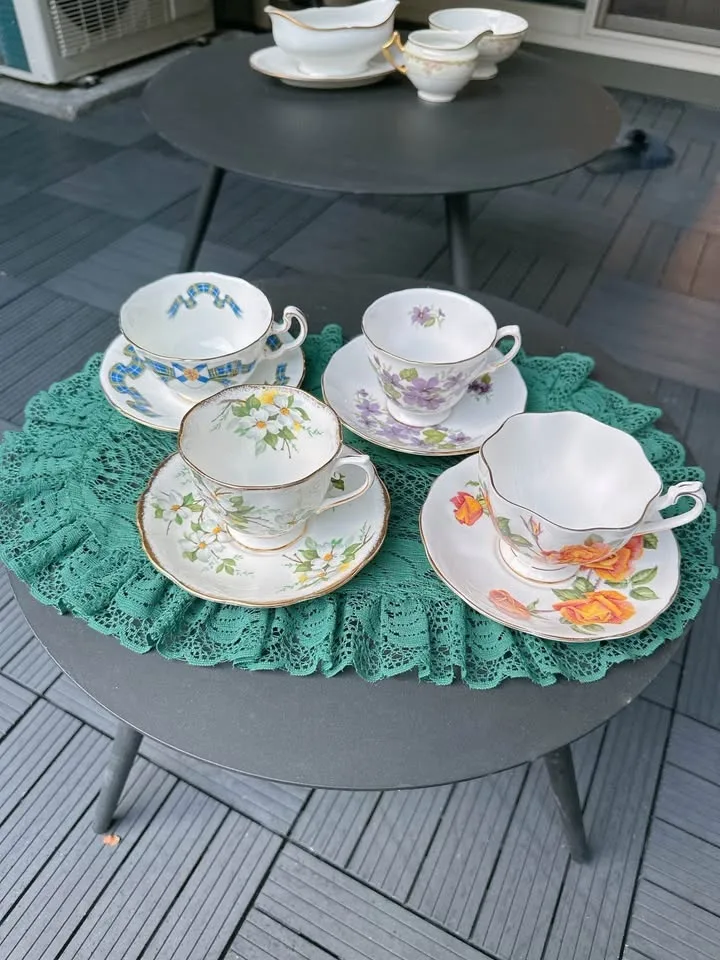 Vintage Teacups! Royal Albert, Adderley, Queen Anne, etc. image indicator(6)